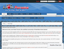 Tablet Screenshot of luvinforums.com